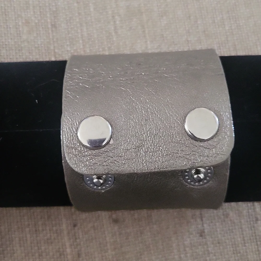 Modern Yellow and Silver Wearable Tech Bracelet